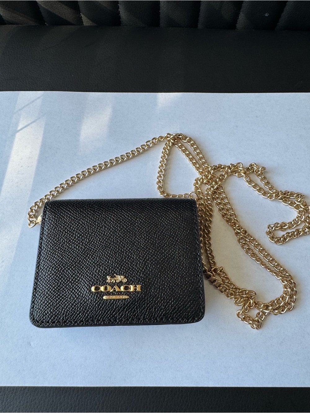 COACH mini wallet on a chain style number C0059
